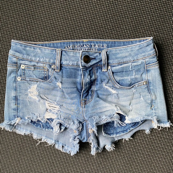 American Eagle Outfitters Pants - American Eagle shortie distressed cutoff shorts